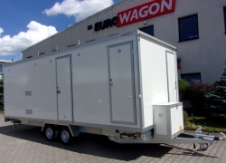 Mobile trailer 128 - base for employees