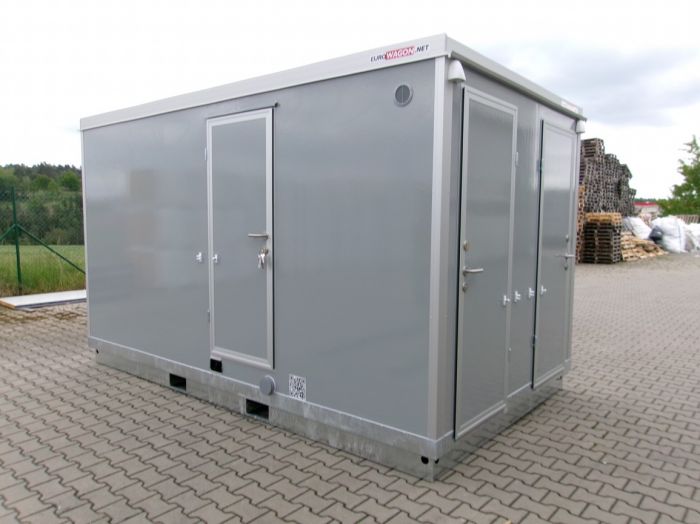Mobile container 142 - toilets also for disabled